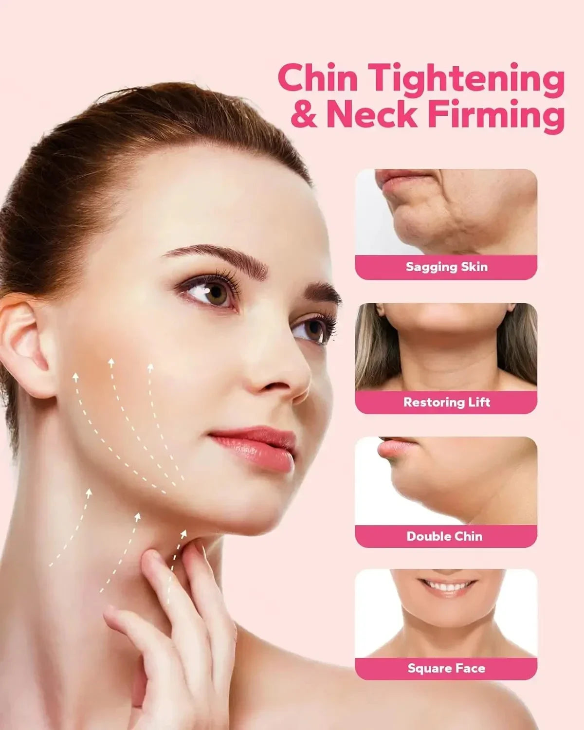 Women Face Slimming Bandage Face Lifting Band V Line Shaper Chin Cheek Lift Up Belt Facial Massage Strap Beauty Skin Care Tools
