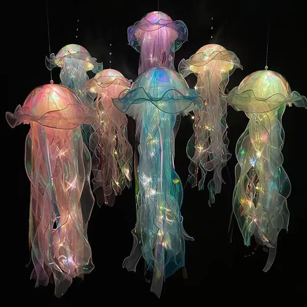 Gradient Jellyfish LED Night Light