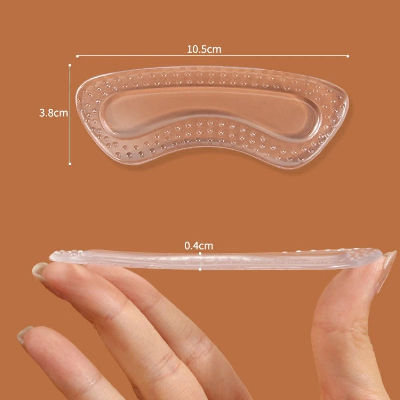 Adjustable Heel Protectors for Women Silicone Cushion Foot Pads Non-Slip Shoe Insoles Comfortable High Heels Support Inserts