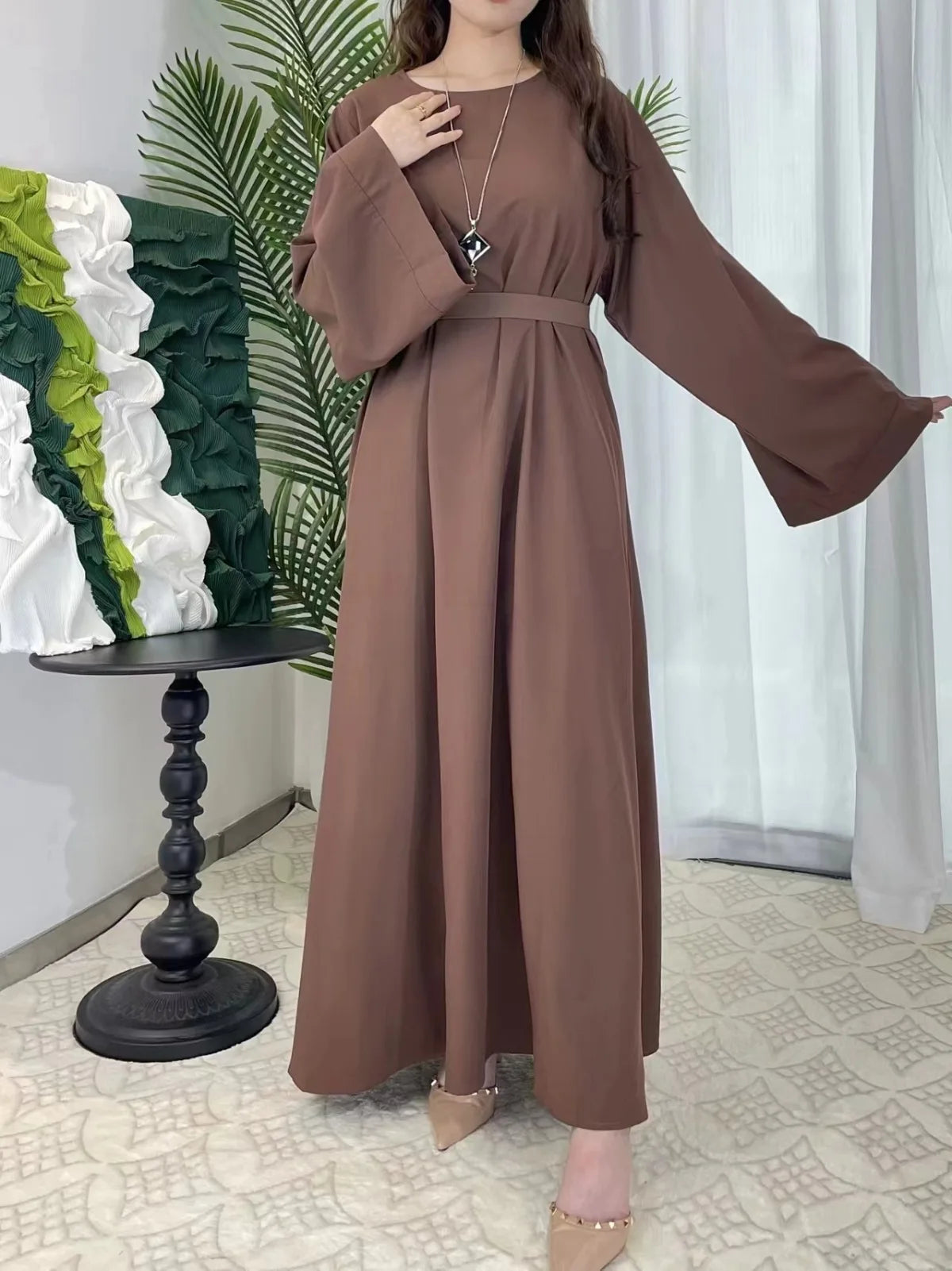 Muslim Abayas Women Kaftans Prayer Dress