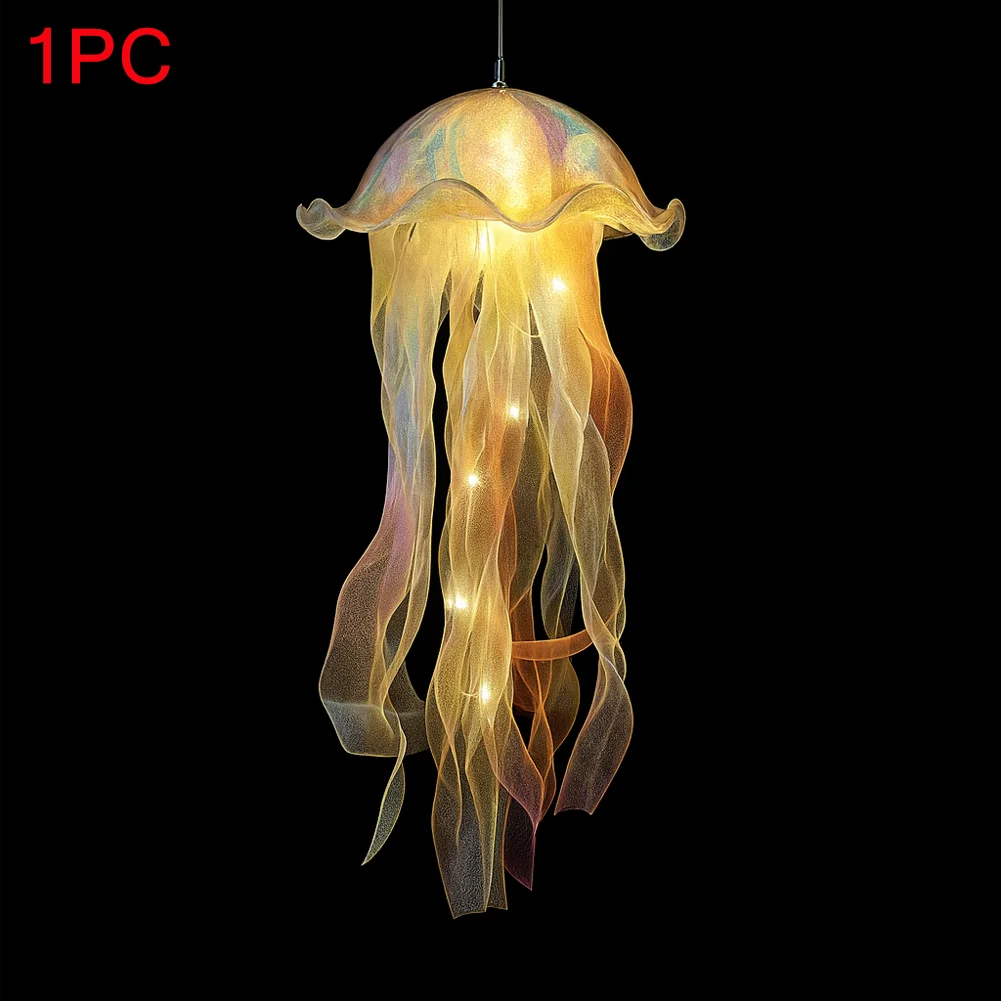 Gradient Jellyfish LED Night Light