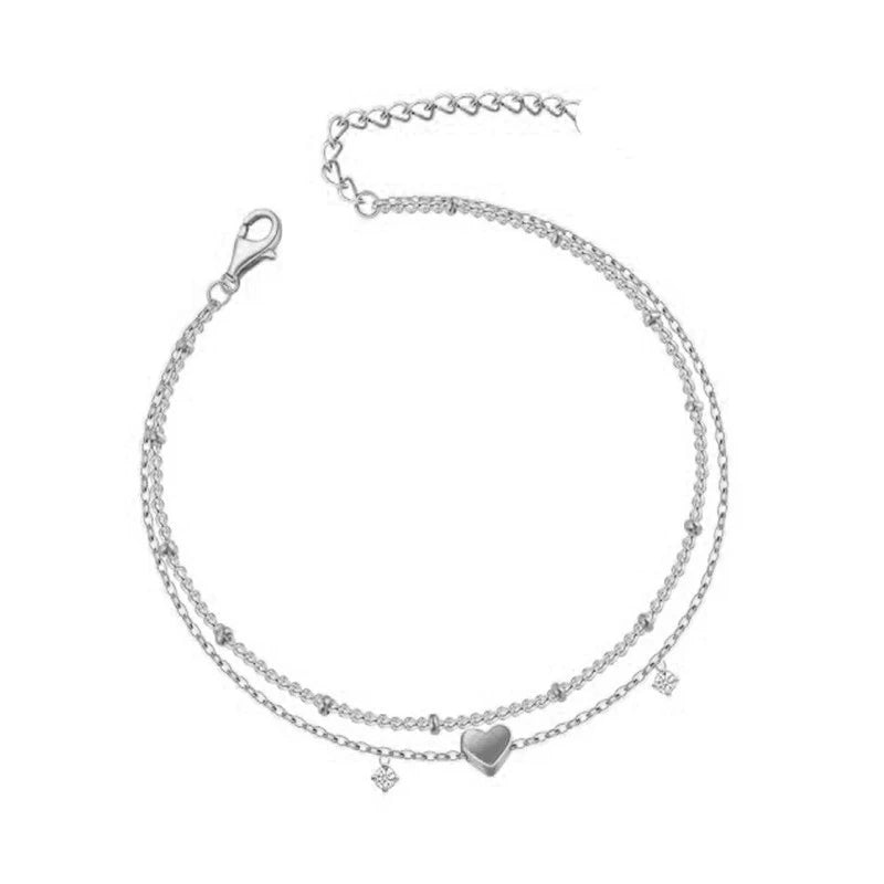 Love Heart Stainless Steel Bracelets for Women