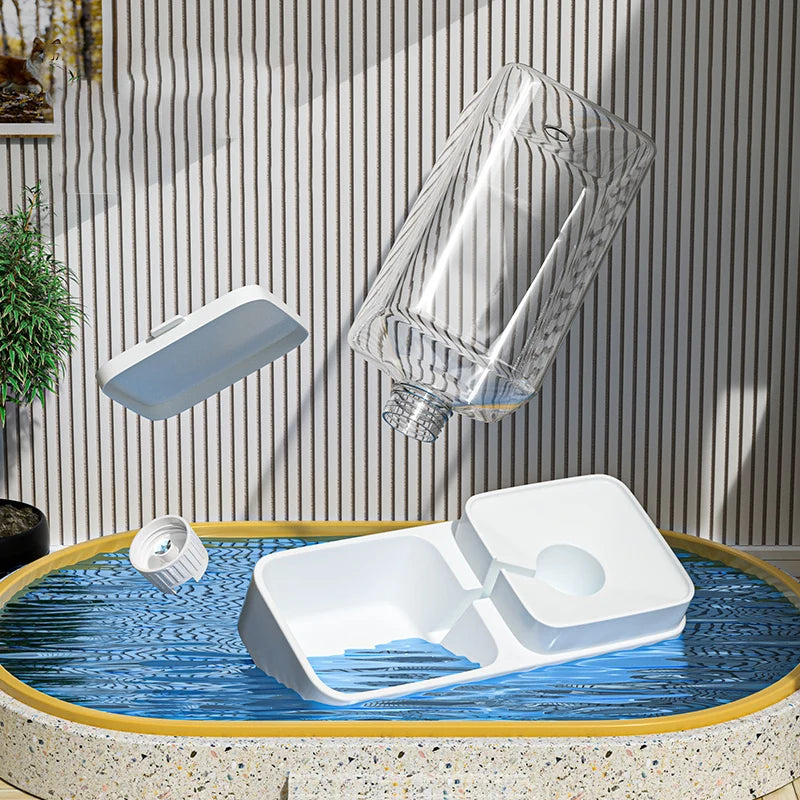 HOOPET Dog Feeder Cat Automatic Feeding Water