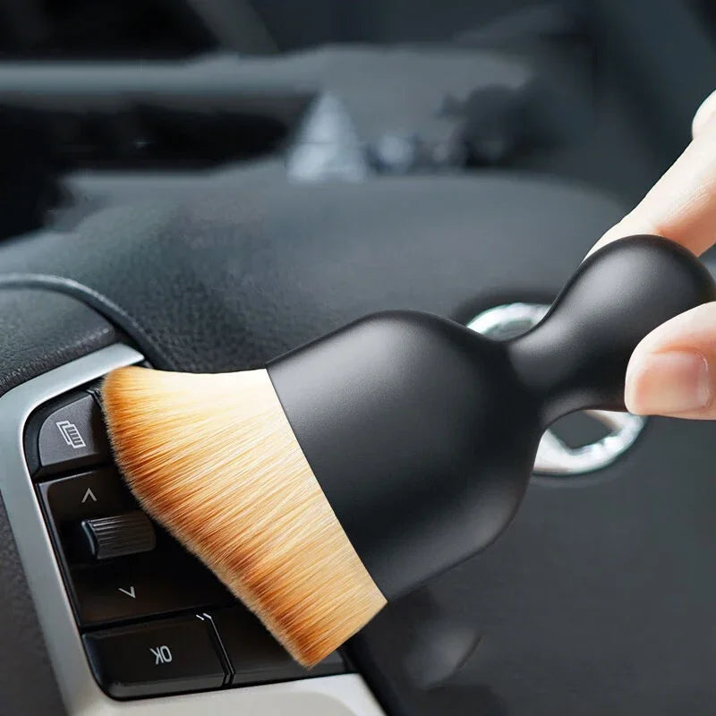 Car Interior Cleaning Brush with Cover Crevice Dust Detailing Brushes