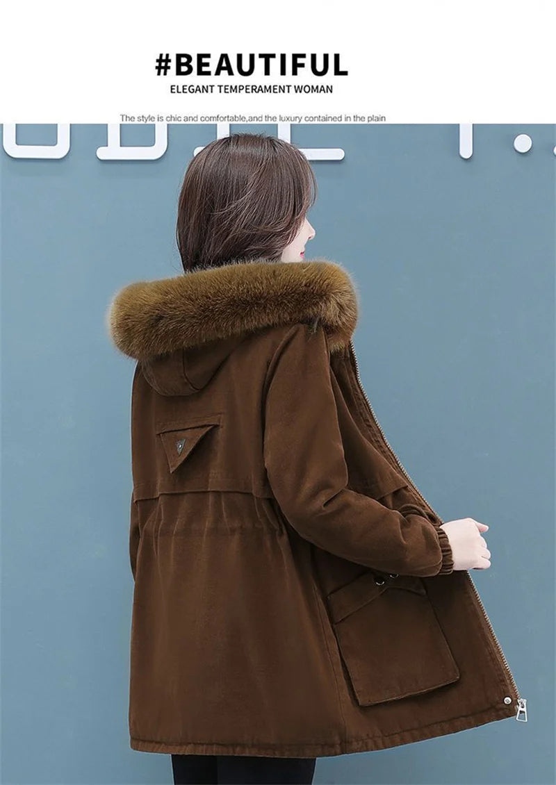 Parker Medium to Long Length Cotton Jacket For Winter 2025,