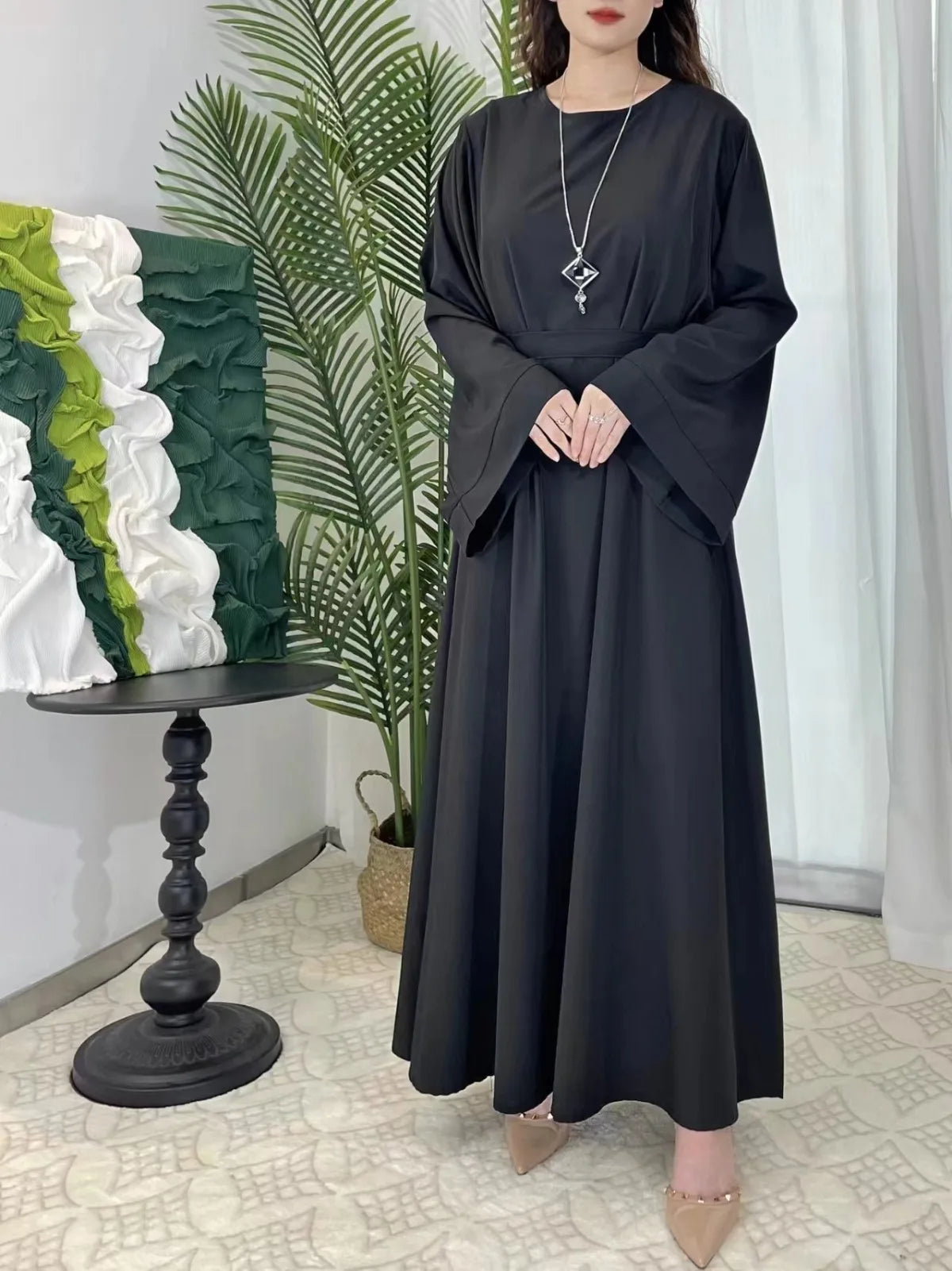 Muslim Abayas Women Kaftans Prayer Dress