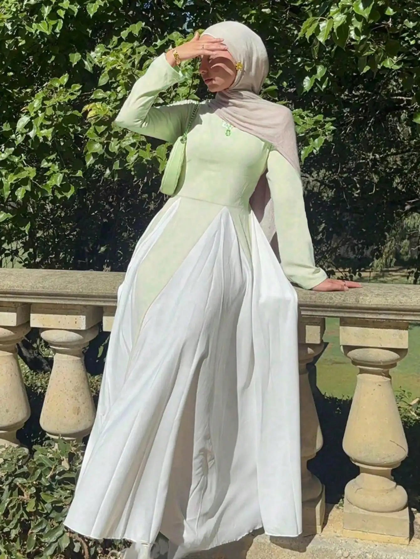 Middle Eastern Long Evening Maxi Dress Women Elegant Turkey Kaftans