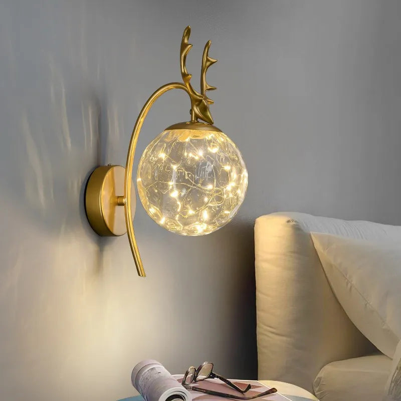 Modern Glass Starry Wall Light Lamp