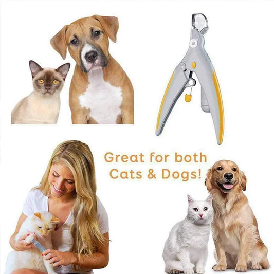 1 LED Pet Nail Clipper with Light, Cat and Dog Cleaning Scissors Provide Simple and Safe Beauty Care for Dogs and Cat Claws