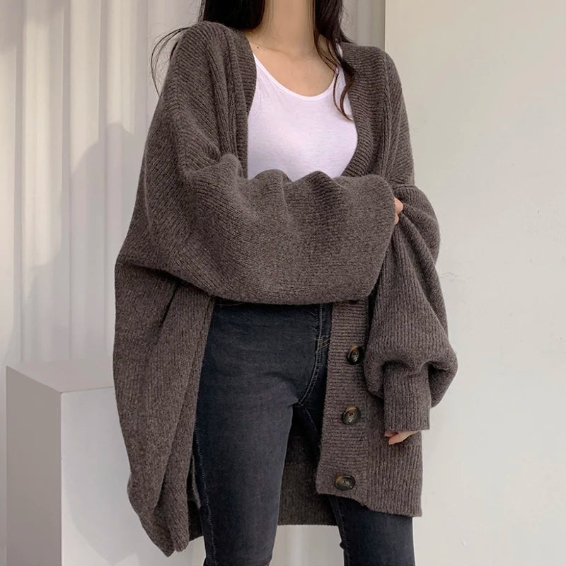 Cardigan Sweater Coat Women Knitted Jackets