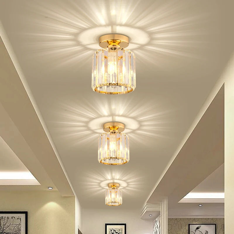 Ceiling Lamp Luxur Balcony Aisle Lamp Home Foyer Track Light Ki