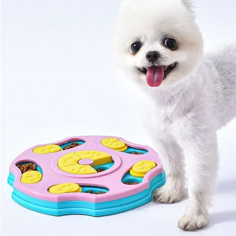 Eating NonSlip Bowl Pet Cat Dogs Training Game