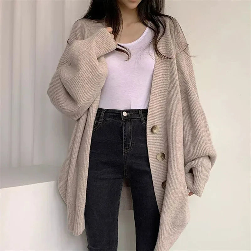 Autumn Winter Women Cardigan Sweater
