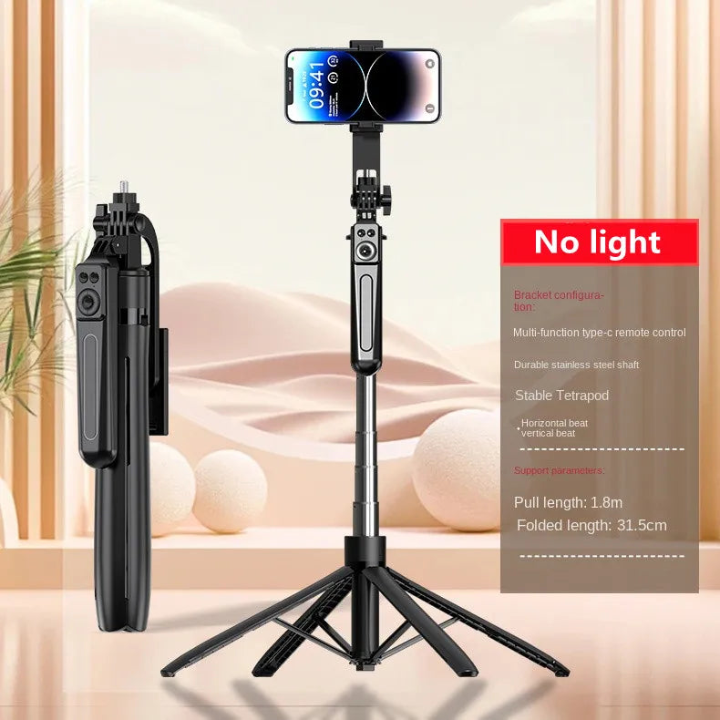 FANGTUOSI New 180cm Handheld Stabilizer Selfie Stick Tripod For Smartphone With Bluetooth Remote Intelligent brackets For Tiktok