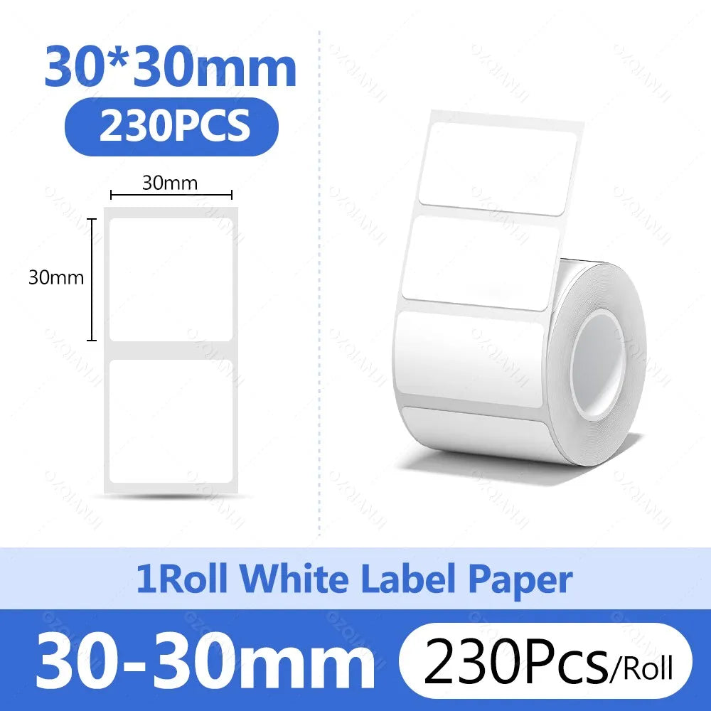 Niimbot 1Roll B1 White Sticker Paper Waterproof Adhesive Thermal Printer Tape