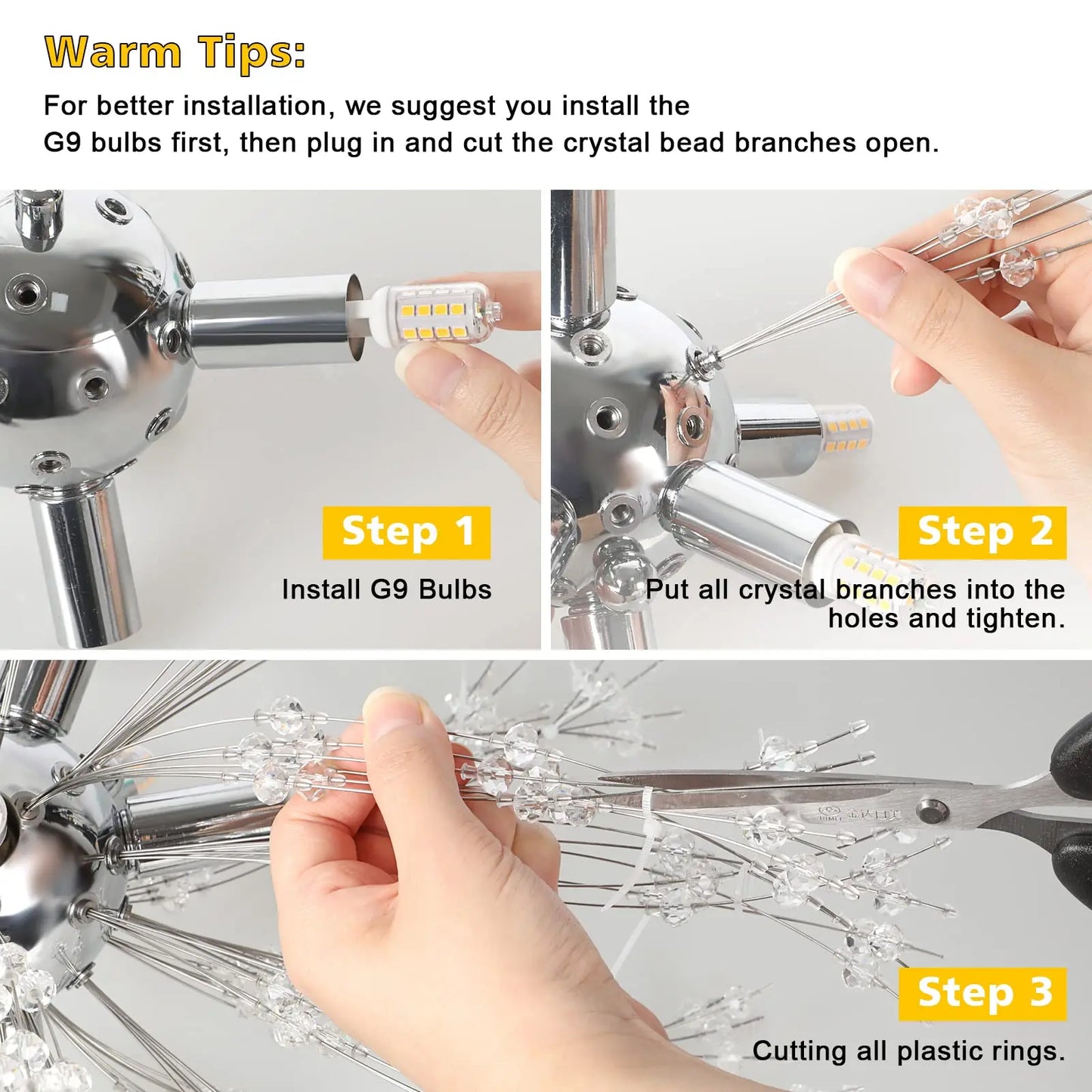 Dandelion LED Chandelier Lighting Pendant Lamp For Living Room Dining Room Home Decoration