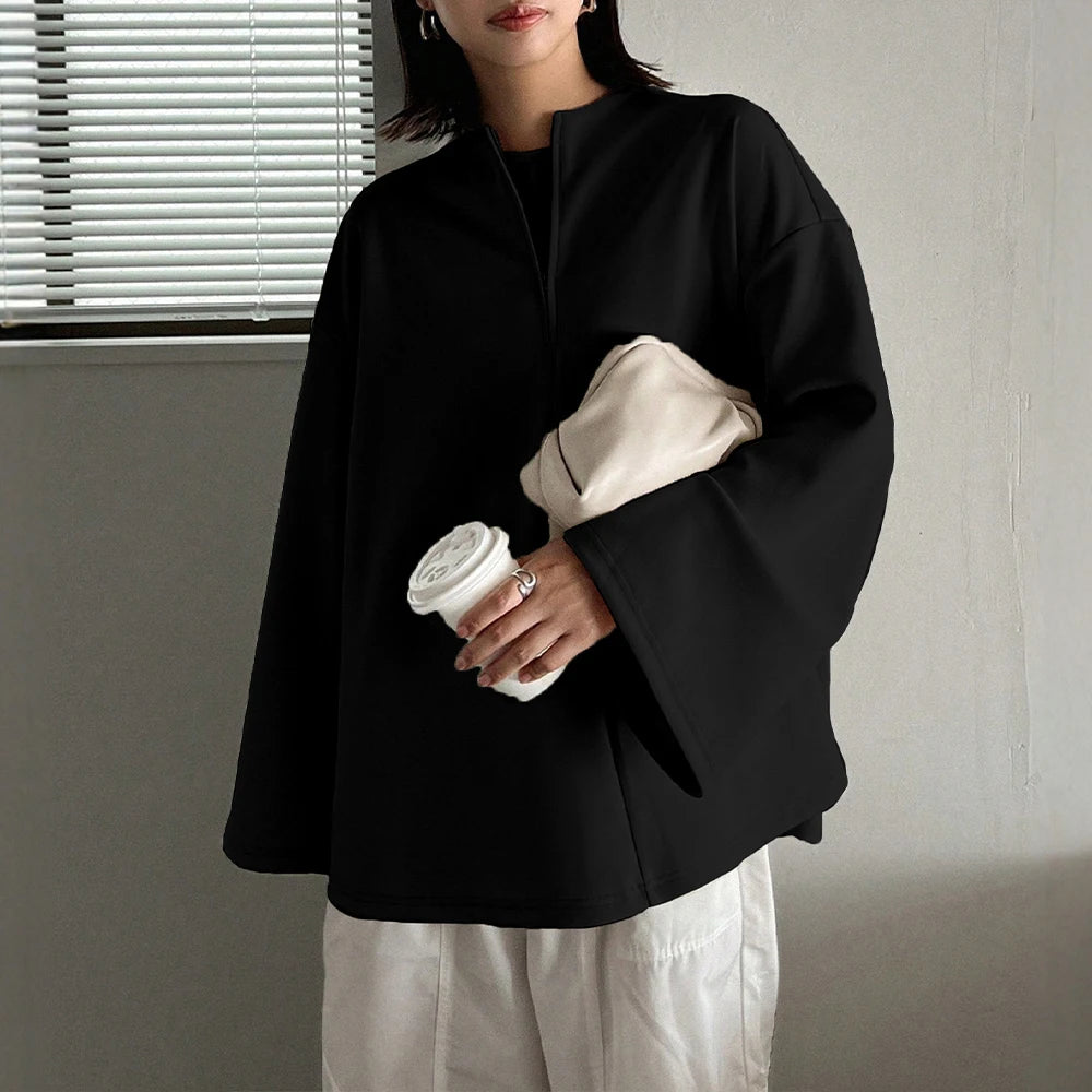 Women's T-Shirts Autumn 2025 Casual Fashion Solid Color