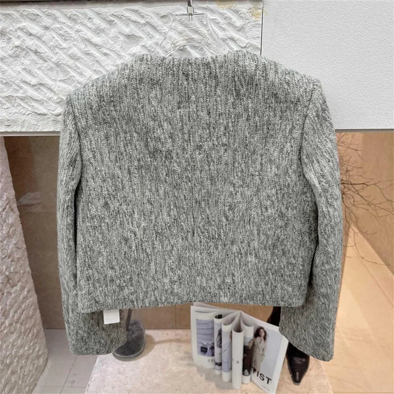 Small Fragrant Wool Jacket European Station Autumn and Winter