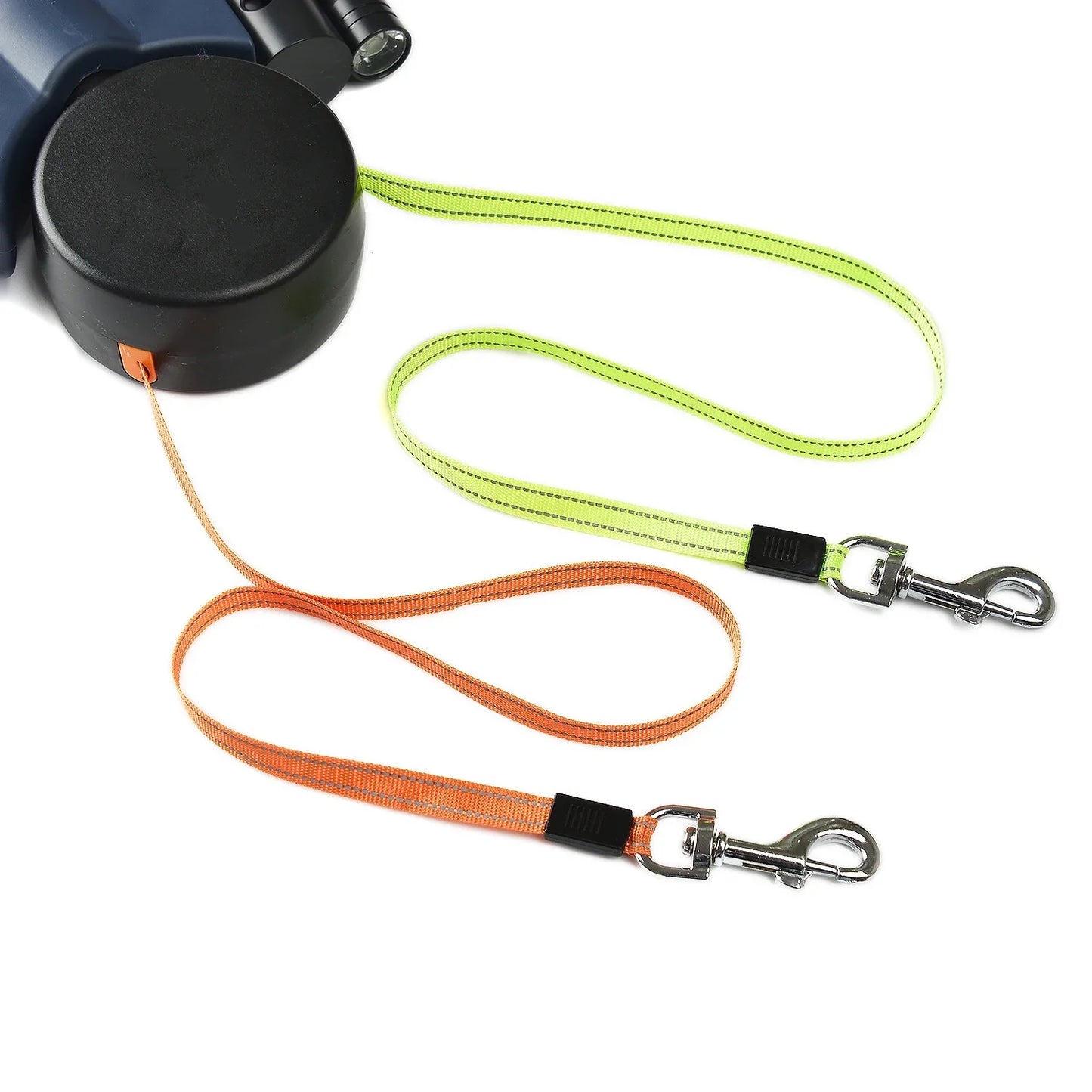 Double Dog Walking Leash With Lights