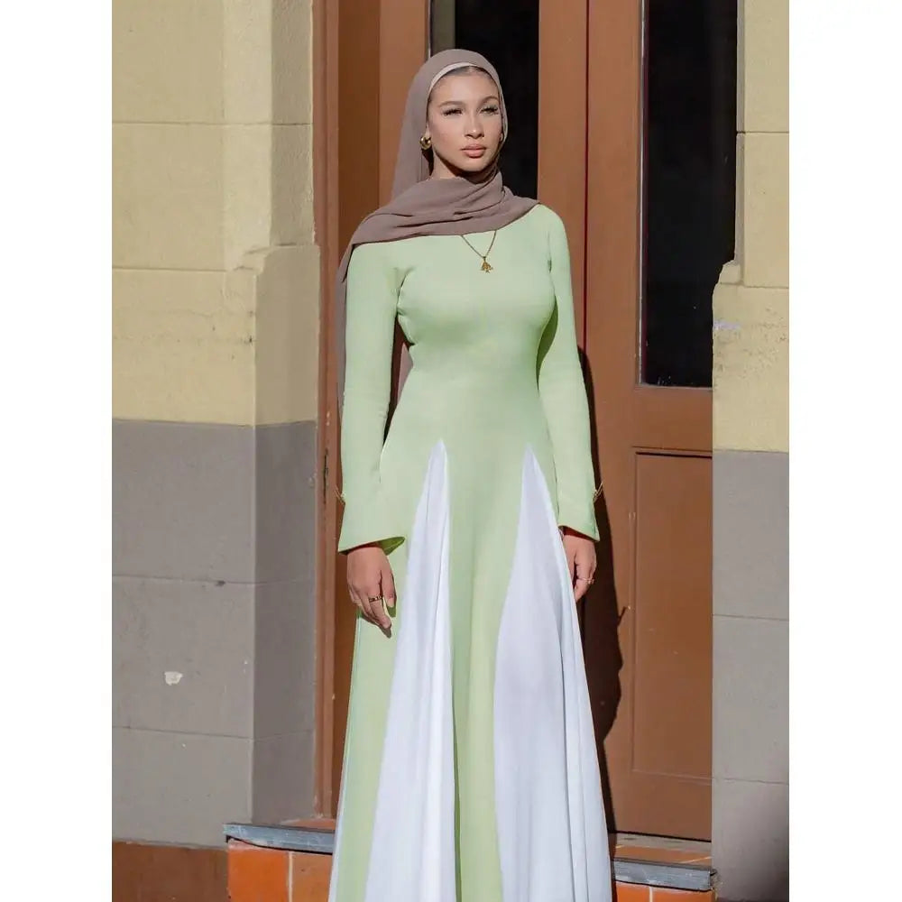 Middle Eastern Long Evening Maxi Dress Women Elegant Turkey Kaftans