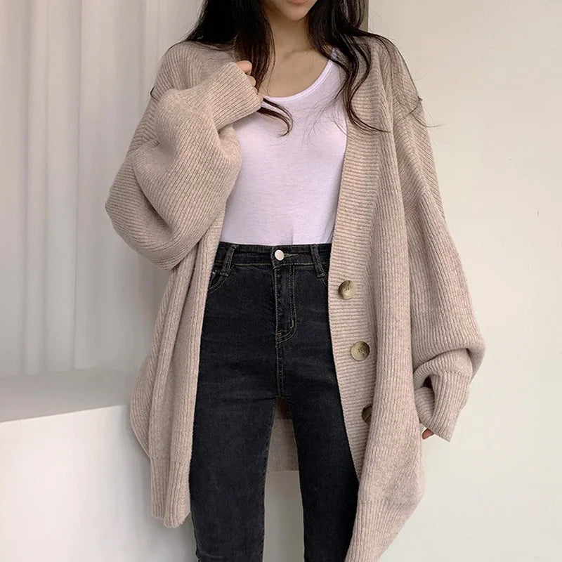 Cardigan Sweater Coat Women Knitted Jackets