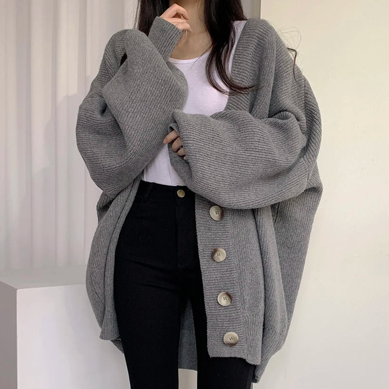 Cardigan Sweater Coat Women Knitted Jackets