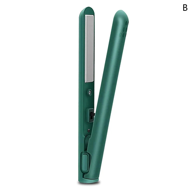 Curling Iron Straightener Usb Rechargeable Hair Straightener