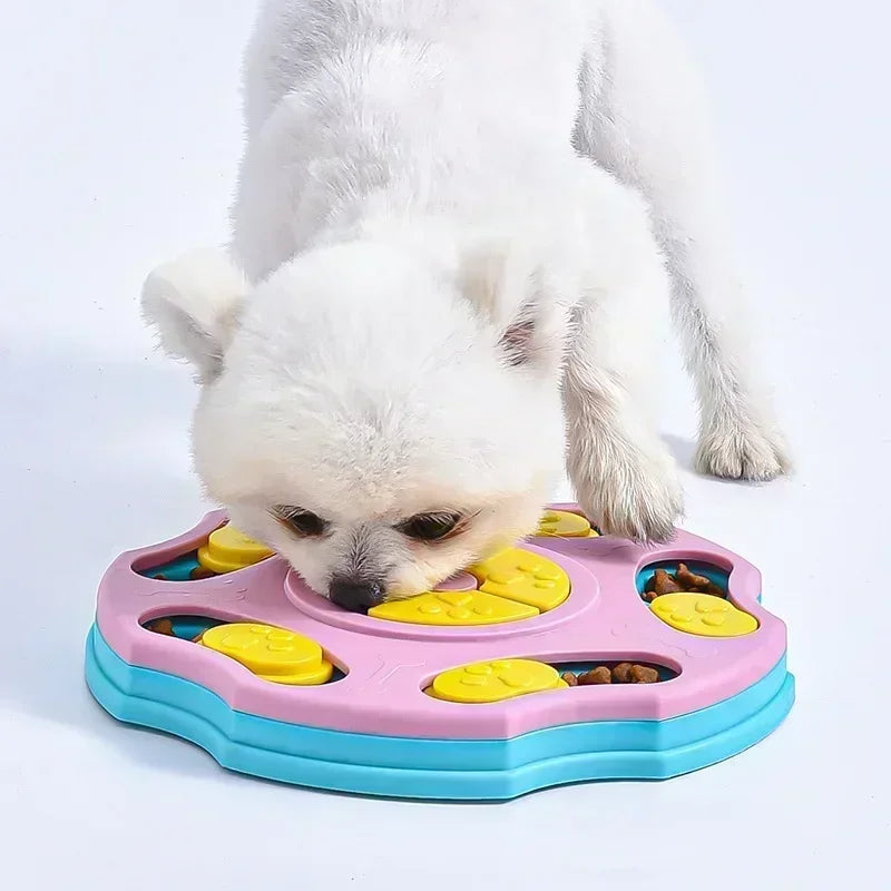 Eating NonSlip Bowl Pet Cat Dogs Training Game