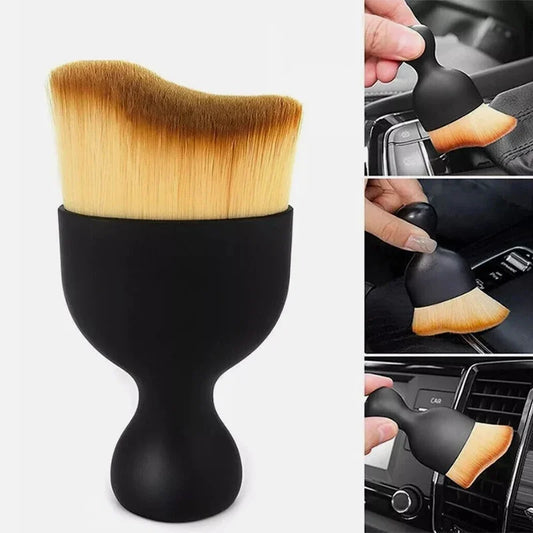 Car Interior Cleaning Brush with Cover Crevice Dust Detailing Brushes