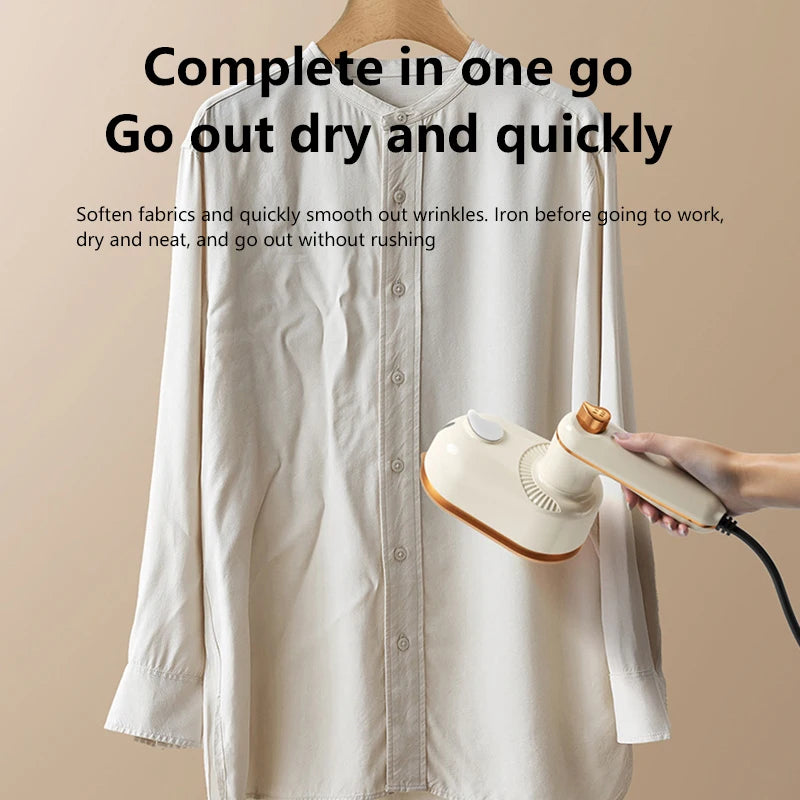 Handheld Garment Steamer Leak-Proof Dual Dry/Wet Steam Iron