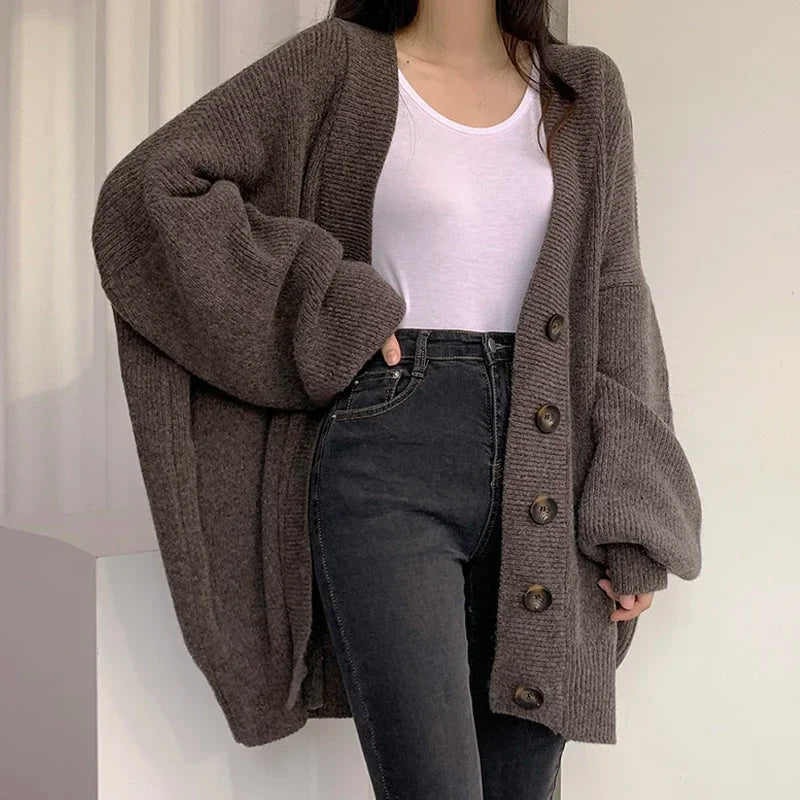 Cardigan Sweater Coat Women Knitted Jackets