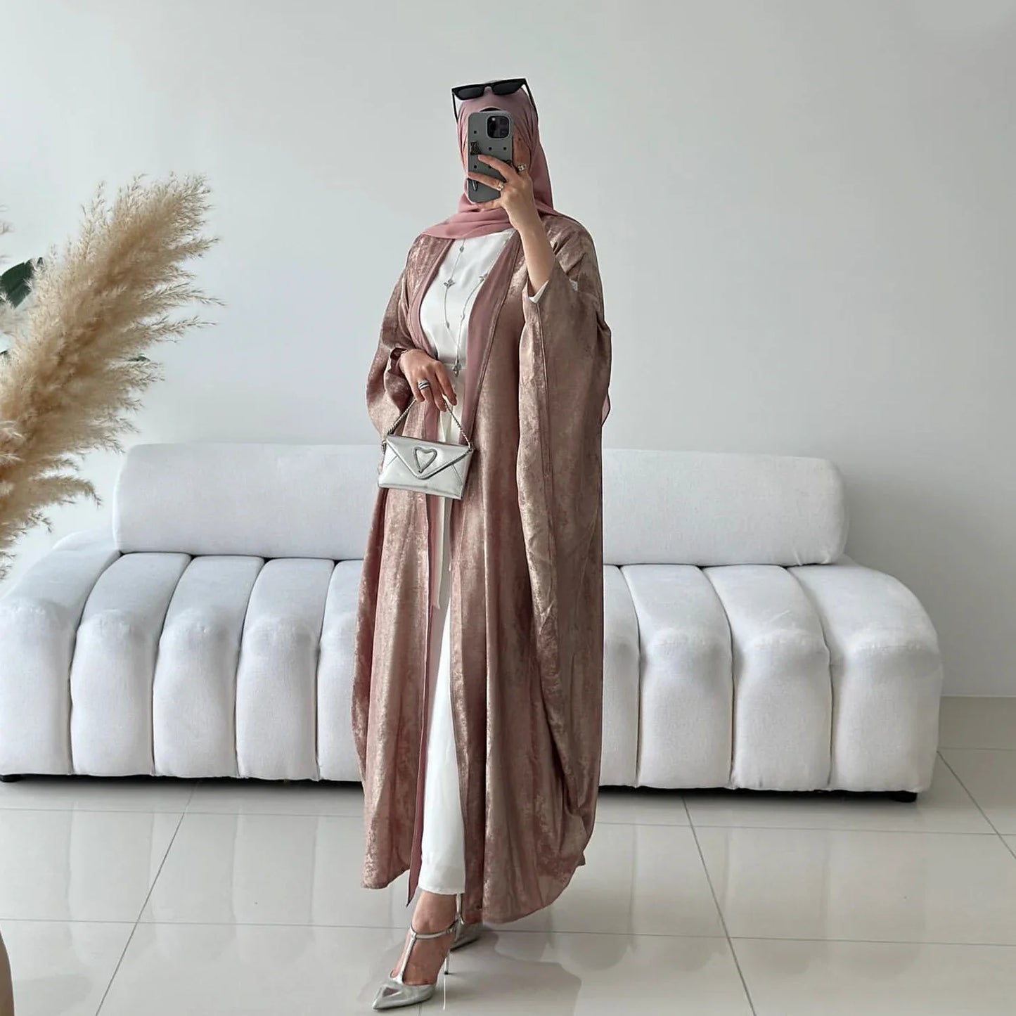 Fashion Elegant Dubai Turkish Abaya Dress