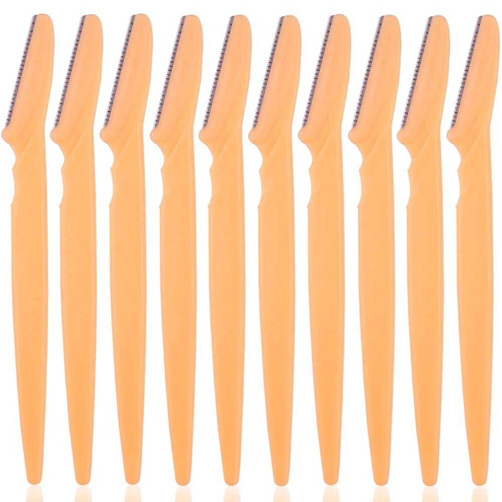 3/4/10Pcs Eyebrow Trimmer Face Blade Shaver Portable Eye Brow Epilation Hair Removal Safety Eyebrow Cutting Woman Makeup Tools