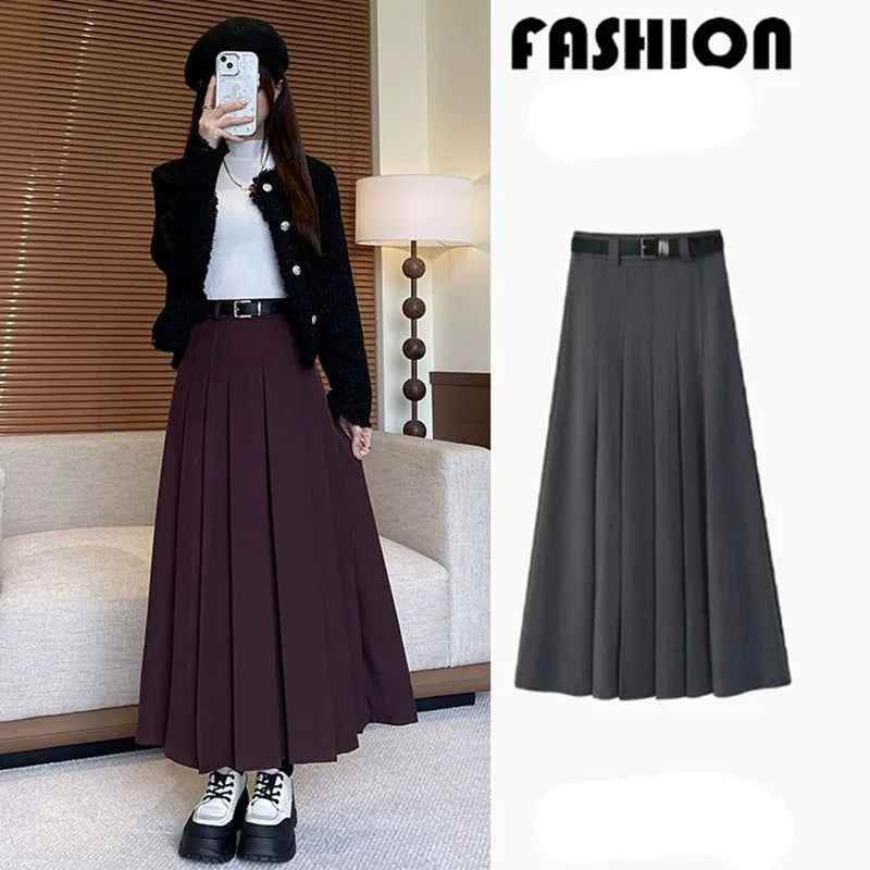 2025 New Women's Pleated Maxi Skirts