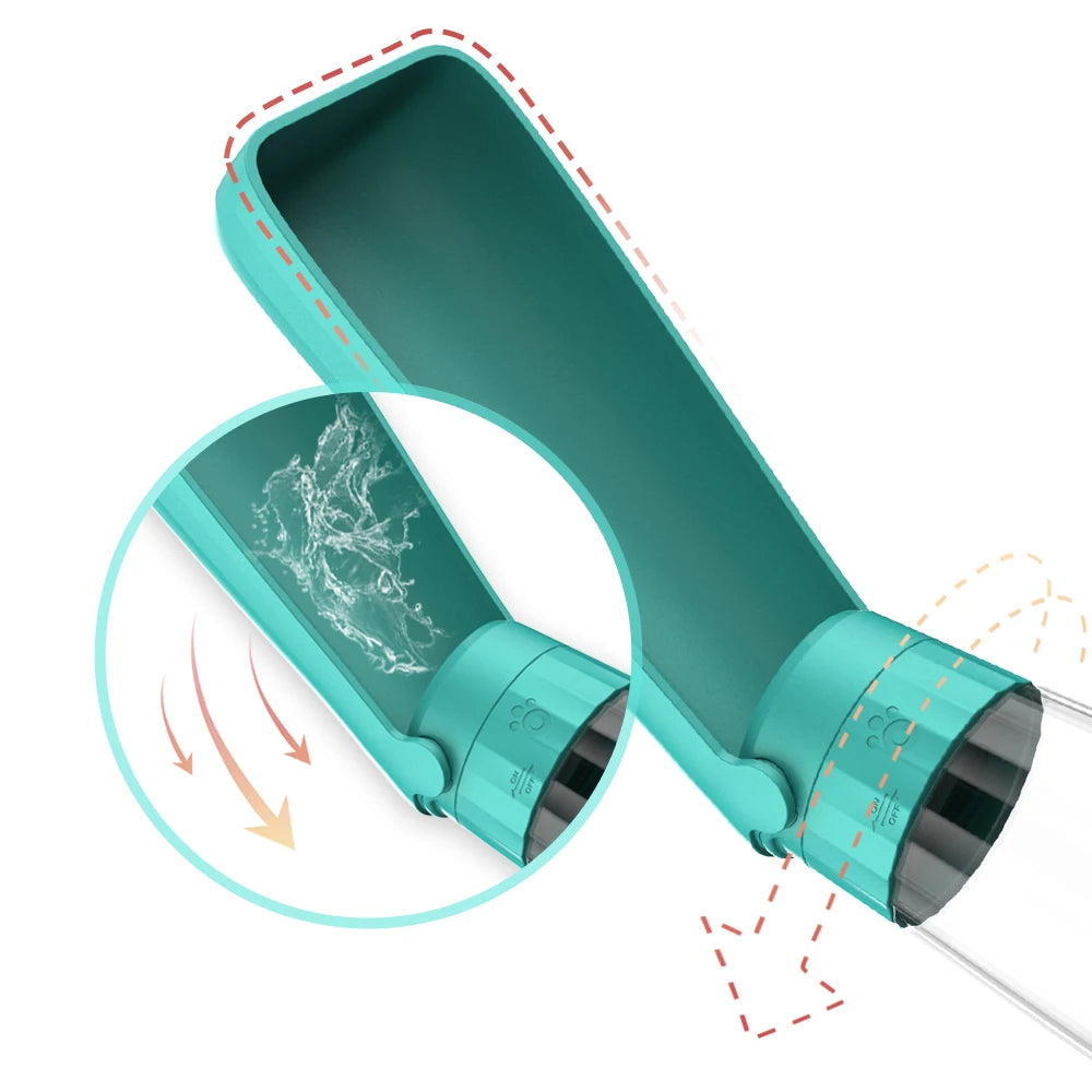 Portable Dog Water Bottle Dispenser For Small Large Dogs