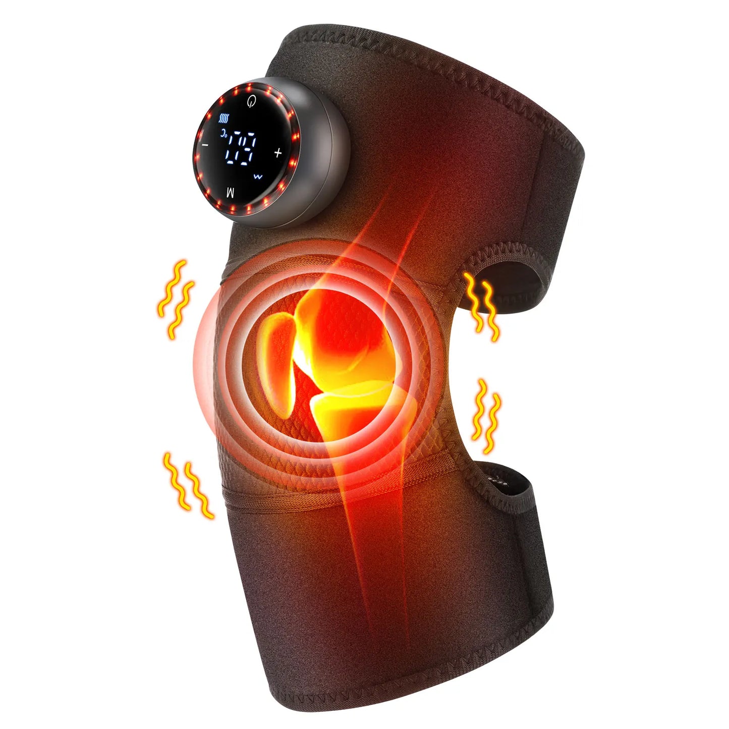 3 in 1 Heating Shoulder Massager Electric Knee Massage Blet Vibration Calf Heated Pad Hot Compress Joint Shoulder Steamer Device