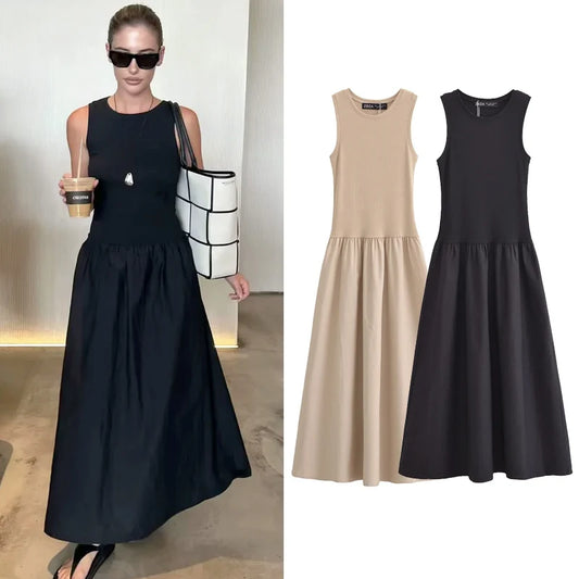 Women'sT Black Long Dresses