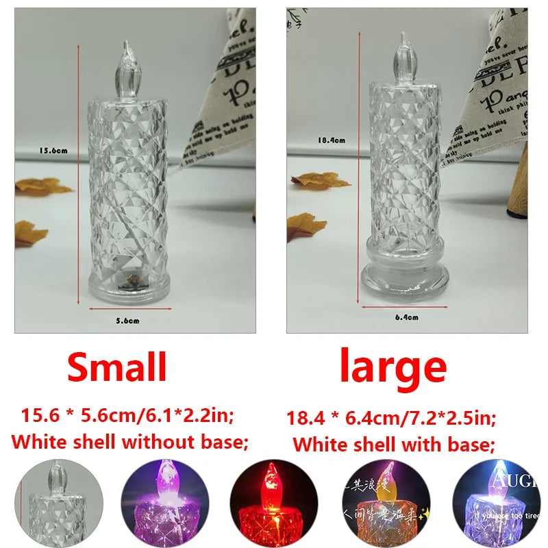 LED Electronic Flameless Candles Light Wedding, Birthday, Dinner, Party, Table ,Home Decor, Night Light