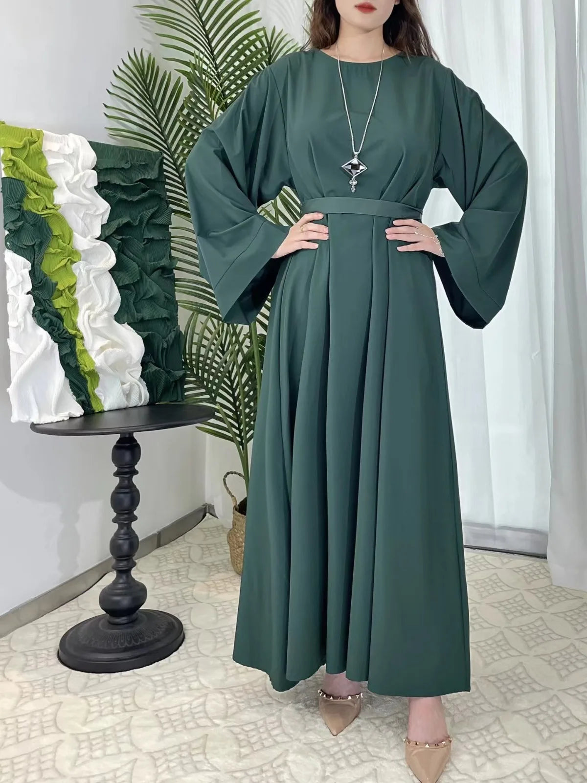 Muslim Abayas Women Kaftans Prayer Dress