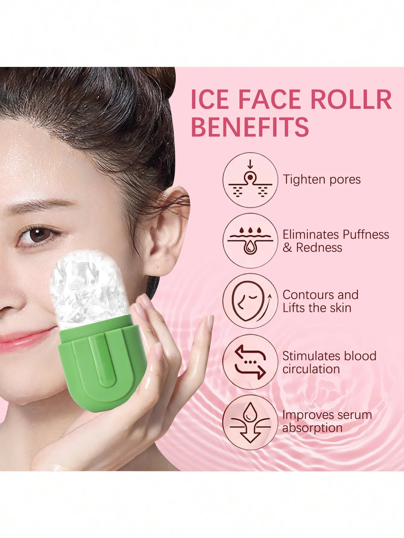 Back Shape Upgraded Face and Eye Ice Roller