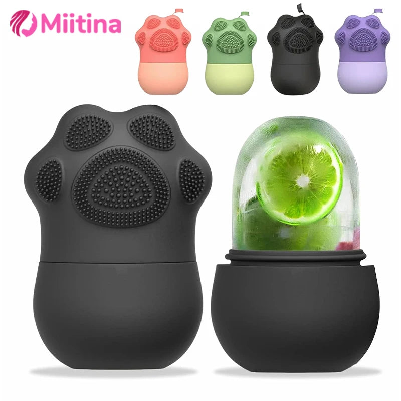 Silicone Ice Face Roller Facial Cube Roller Trays Beauty