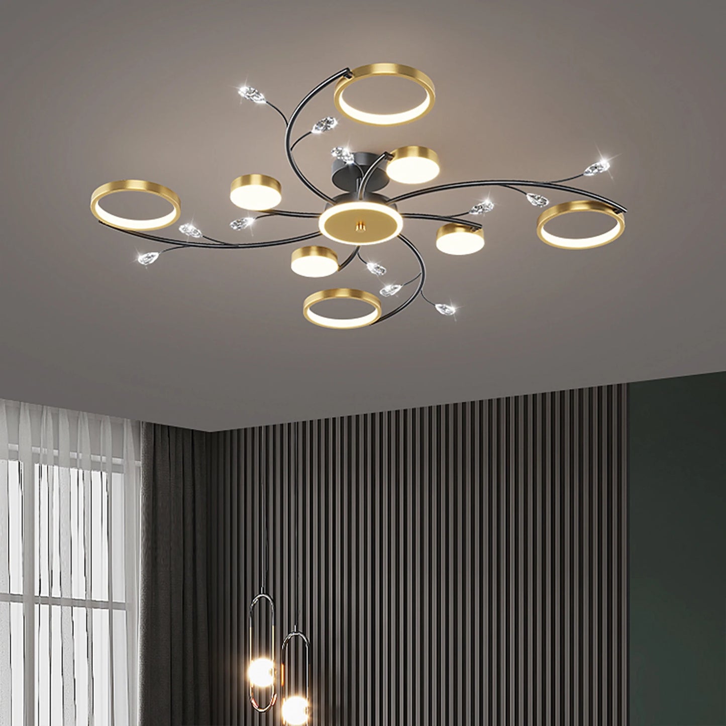 chandelier Room decoration Led ceiling lamp for Living Dining Room Bedroom Lamps