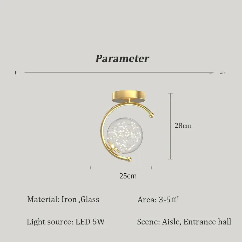 Modern LED Ceiling Light Indoor Lighting Bedroom Home Decoretion
