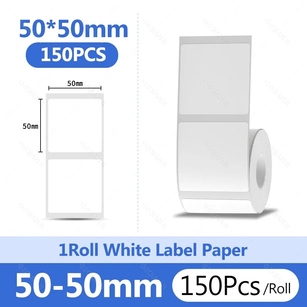 Niimbot 1Roll B1 White Sticker Paper Waterproof Adhesive Thermal Printer Tape