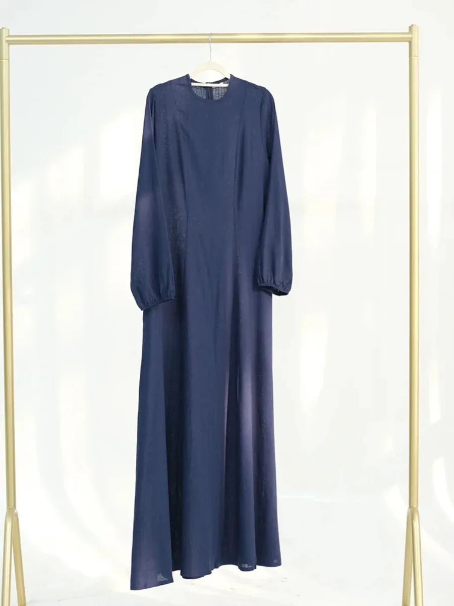 Muslim Abaya Women Dresses Solid Slim Jalabiya Eid 2025 Ramadan Morocco Islam Vestidos Largos Arab Long Robe Dubai Abayas Kaftan