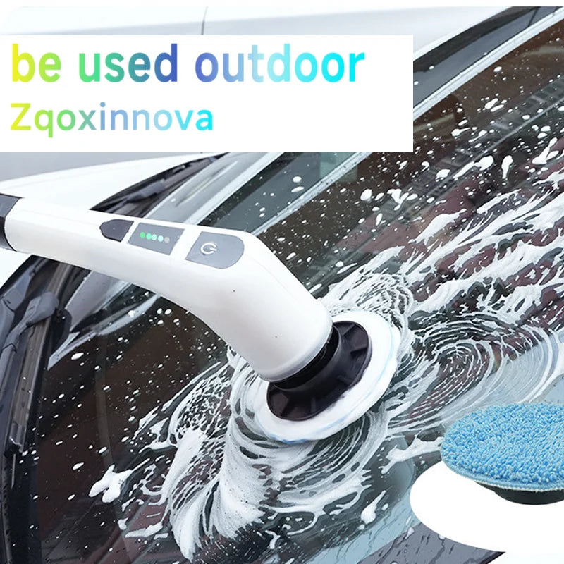 Household Cordless Spin Scrubber Cleaning Brush