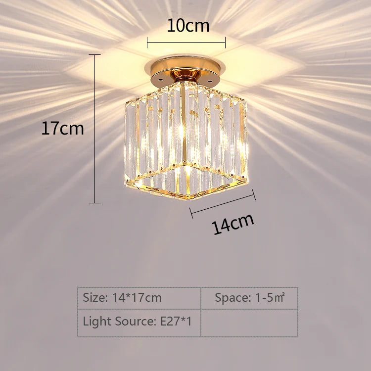 Ceiling Lamp Luxur Balcony Aisle Lamp Home Foyer Track Light Ki