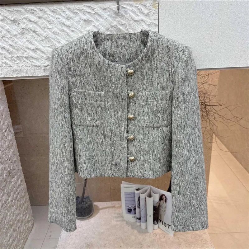 Small Fragrant Wool Jacket European Station Autumn and Winter