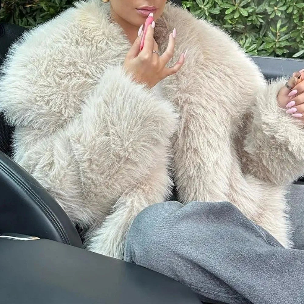 Women's Coat Autumn 2025 Elegant Casual Plain Lapel Long Sleeve Short Daily Coat