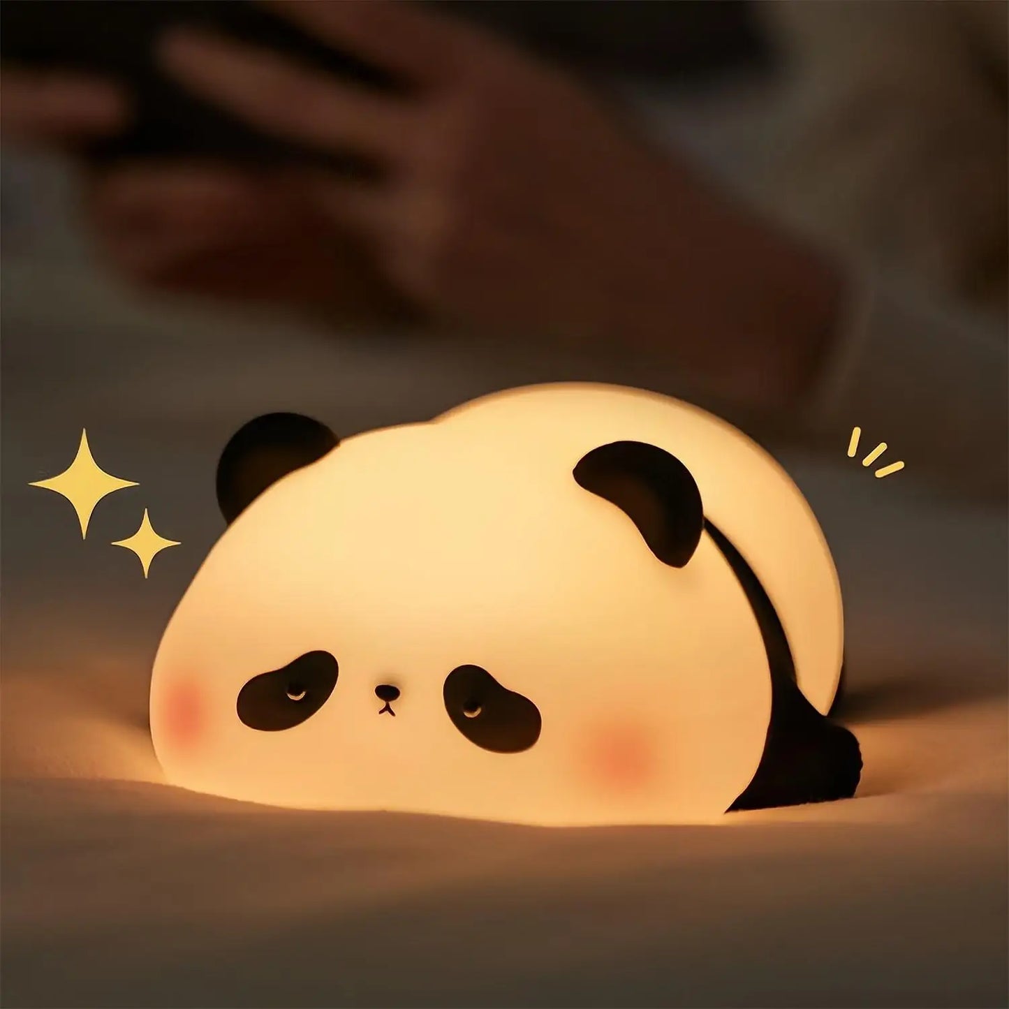 Cute Silicone Squishy Night Lamp Fox Rabbit Dimmable